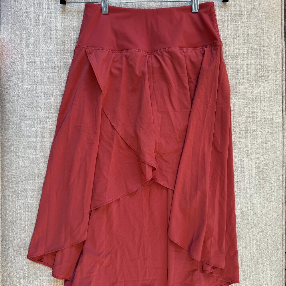 Halara Breezeful Skirt in Flame Red